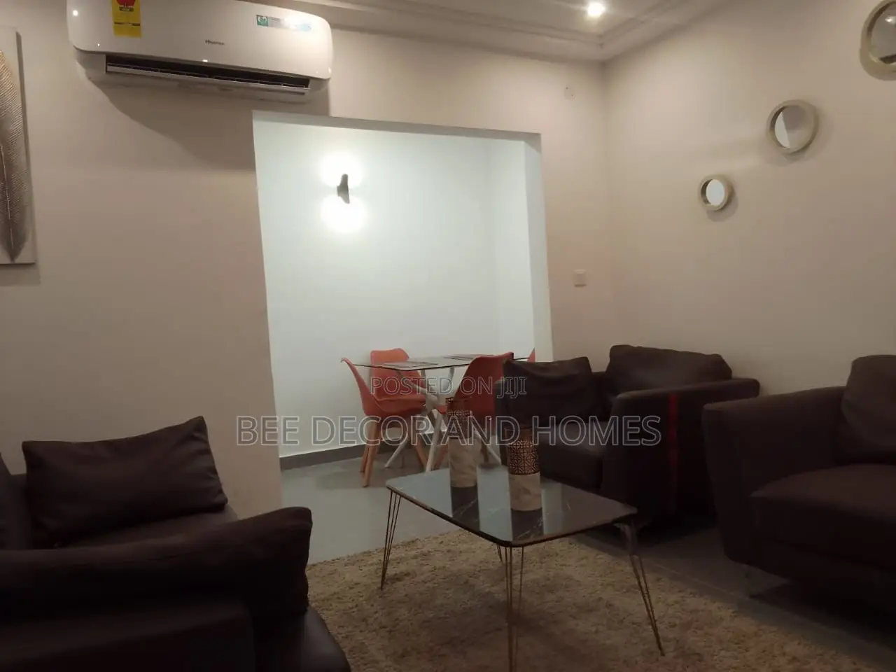 Furnished 1bdrm Room & Parlour in Bee Decor & Homes, East Legon