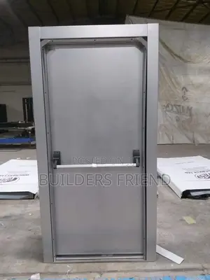 Fire Exit Steel Security Door+Attachment