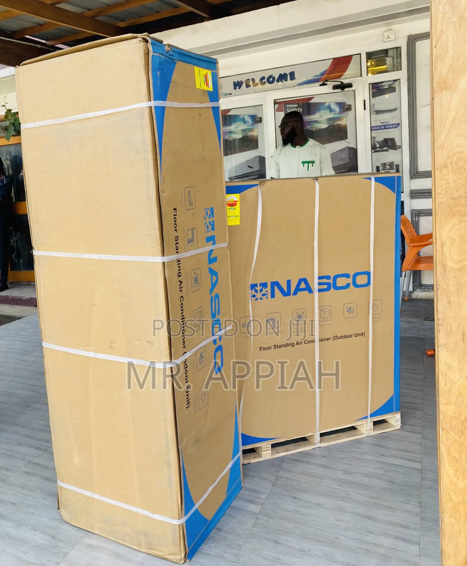 Quality Nasco 5.0hp Floor Standing Air Conditioner(White).