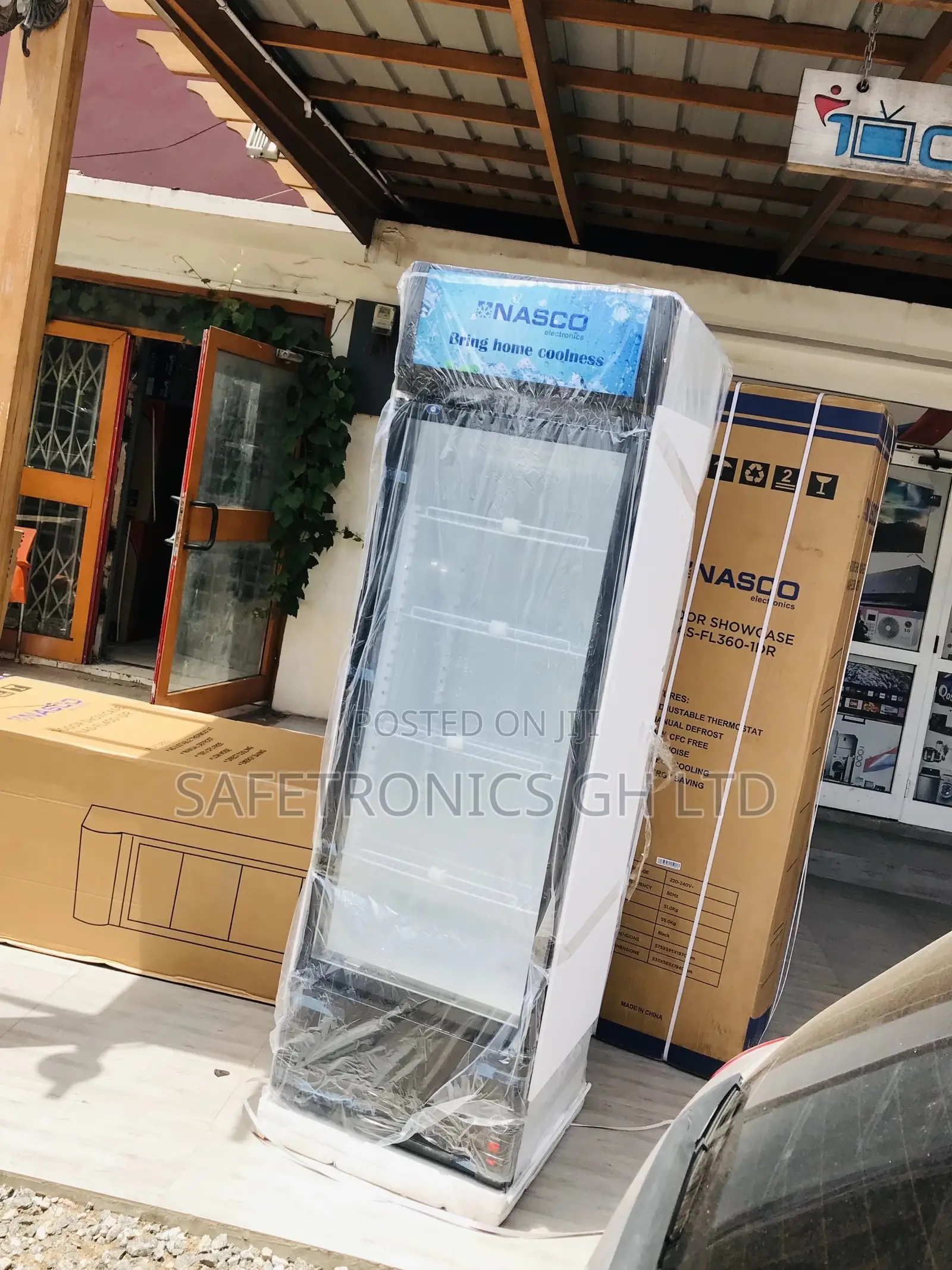 Glass Nasco Nasfl360-1dr Singledoor Display Fridge