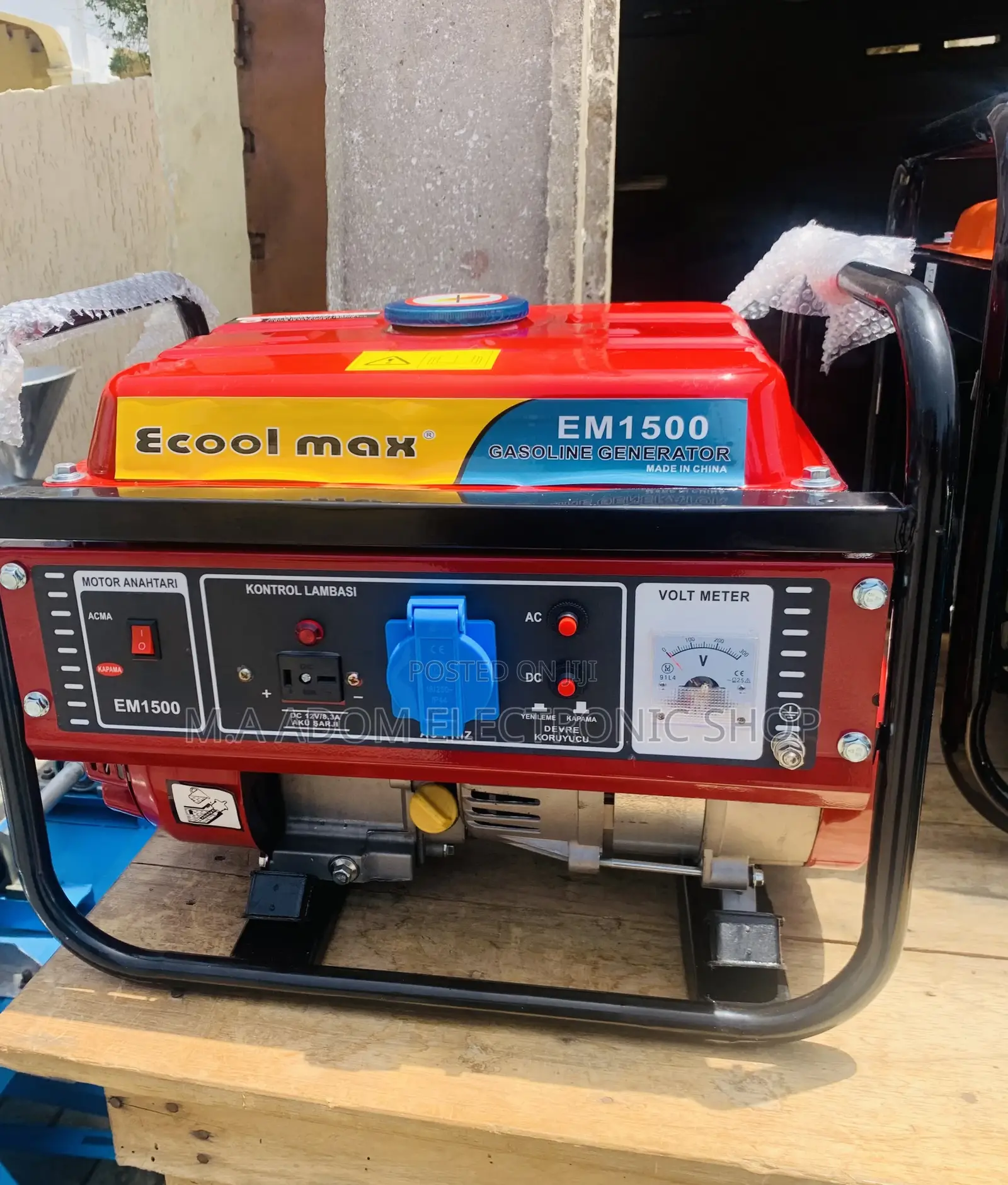 Latest Ecool Max Output Gasoline Electric Generator.