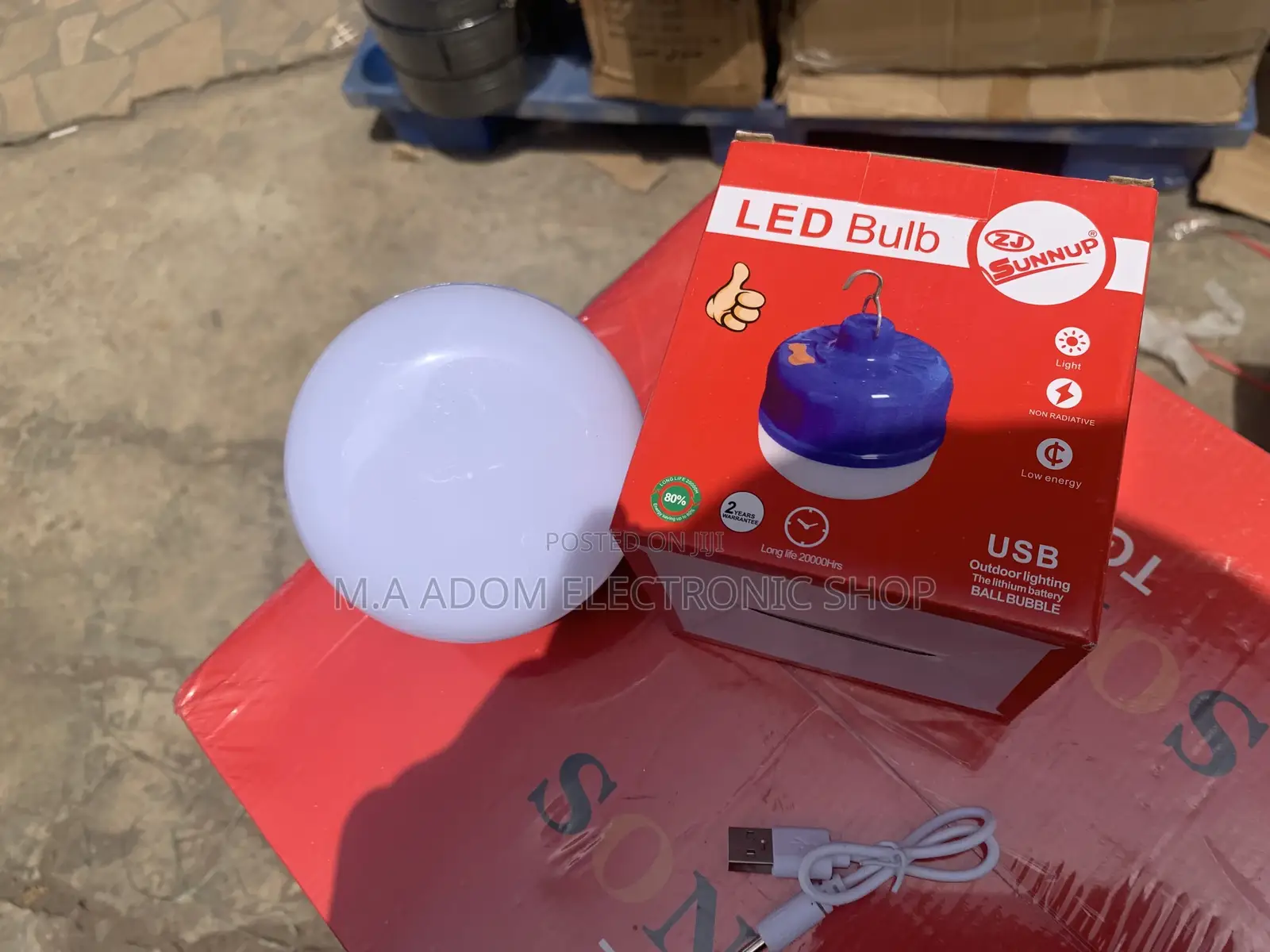 Unique Design Zj-Sunny Rechargeable Led Bulb.