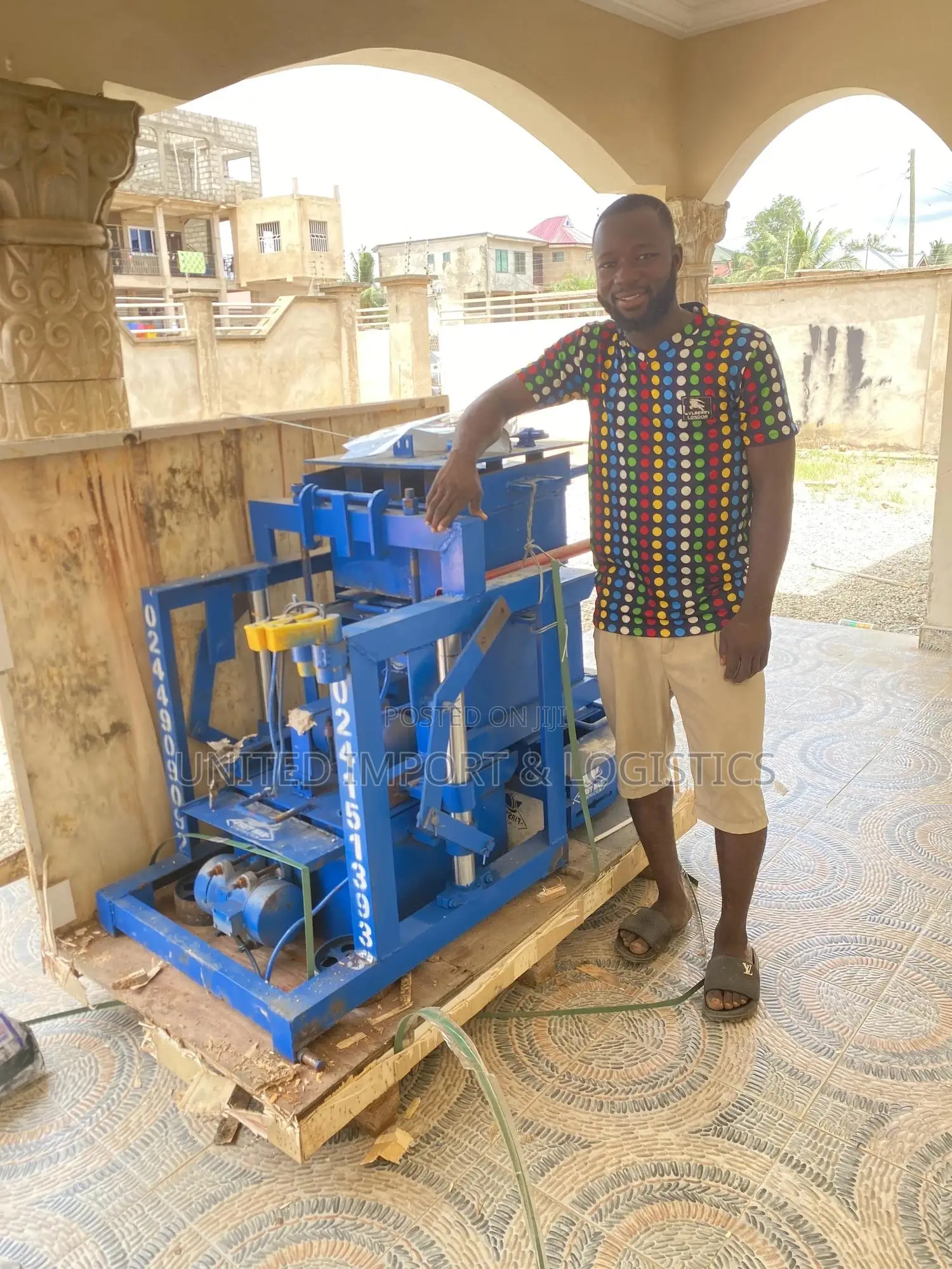 Mobile Industrial Block Factory Machine For Sale And Rental
