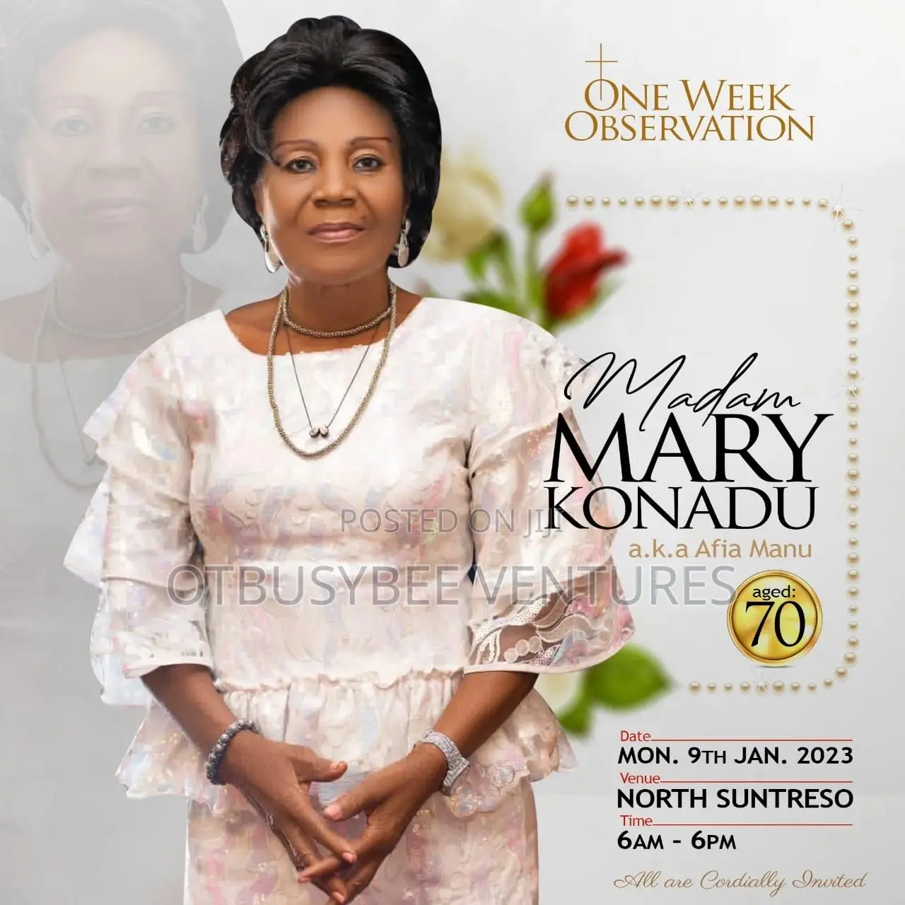 Special Funeral Poster Designs