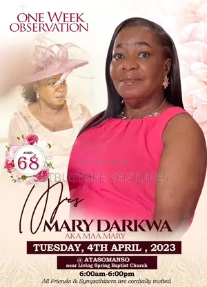 Special Funeral Poster Designs