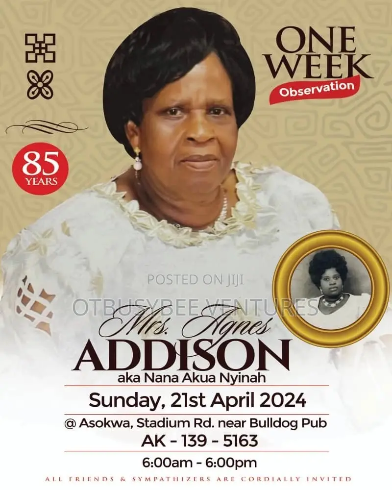 Special Funeral Poster Designs