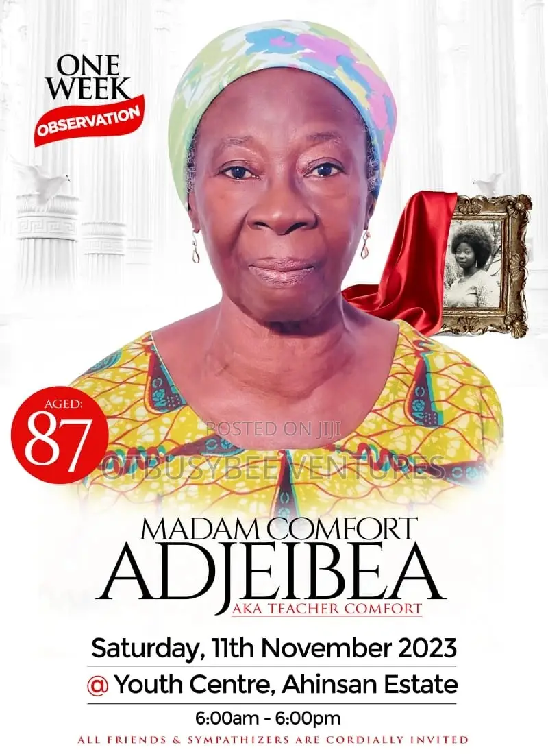 Special Funeral Poster Designs