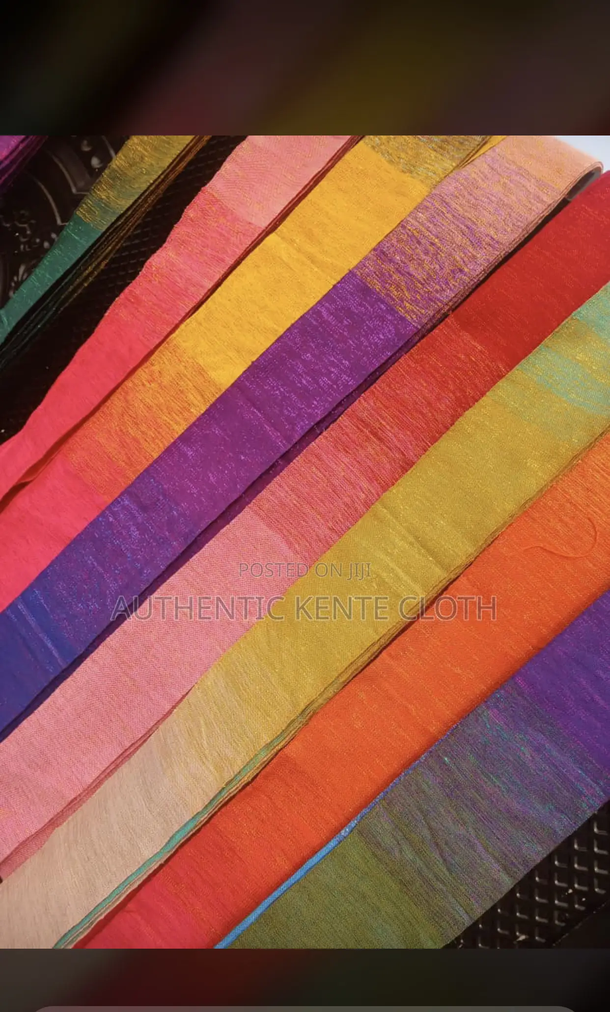 Latex Ombré Kente Shimmers at Wholesale Prices