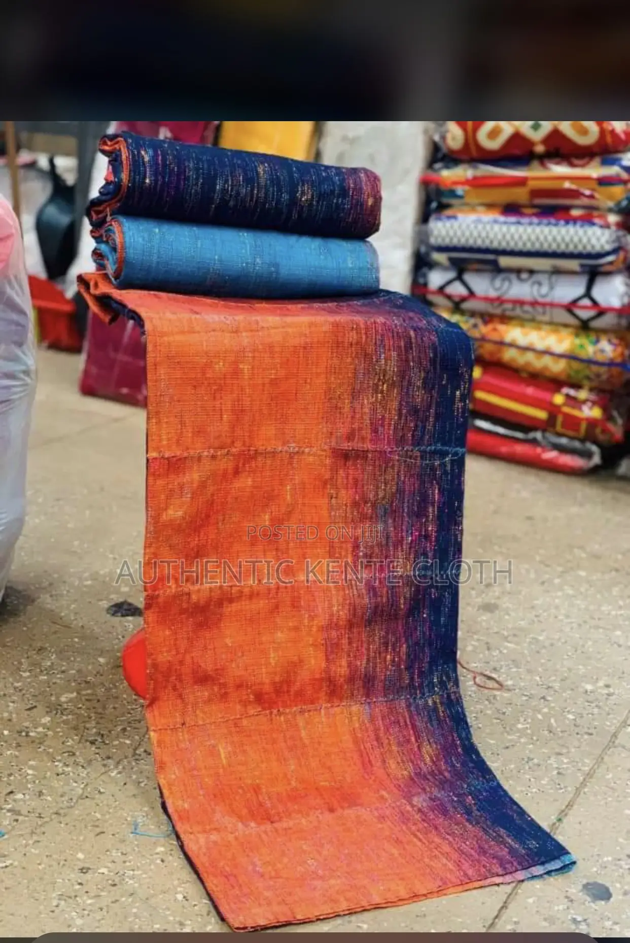 Latex Ombré Kente Shimmers at Wholesale Prices