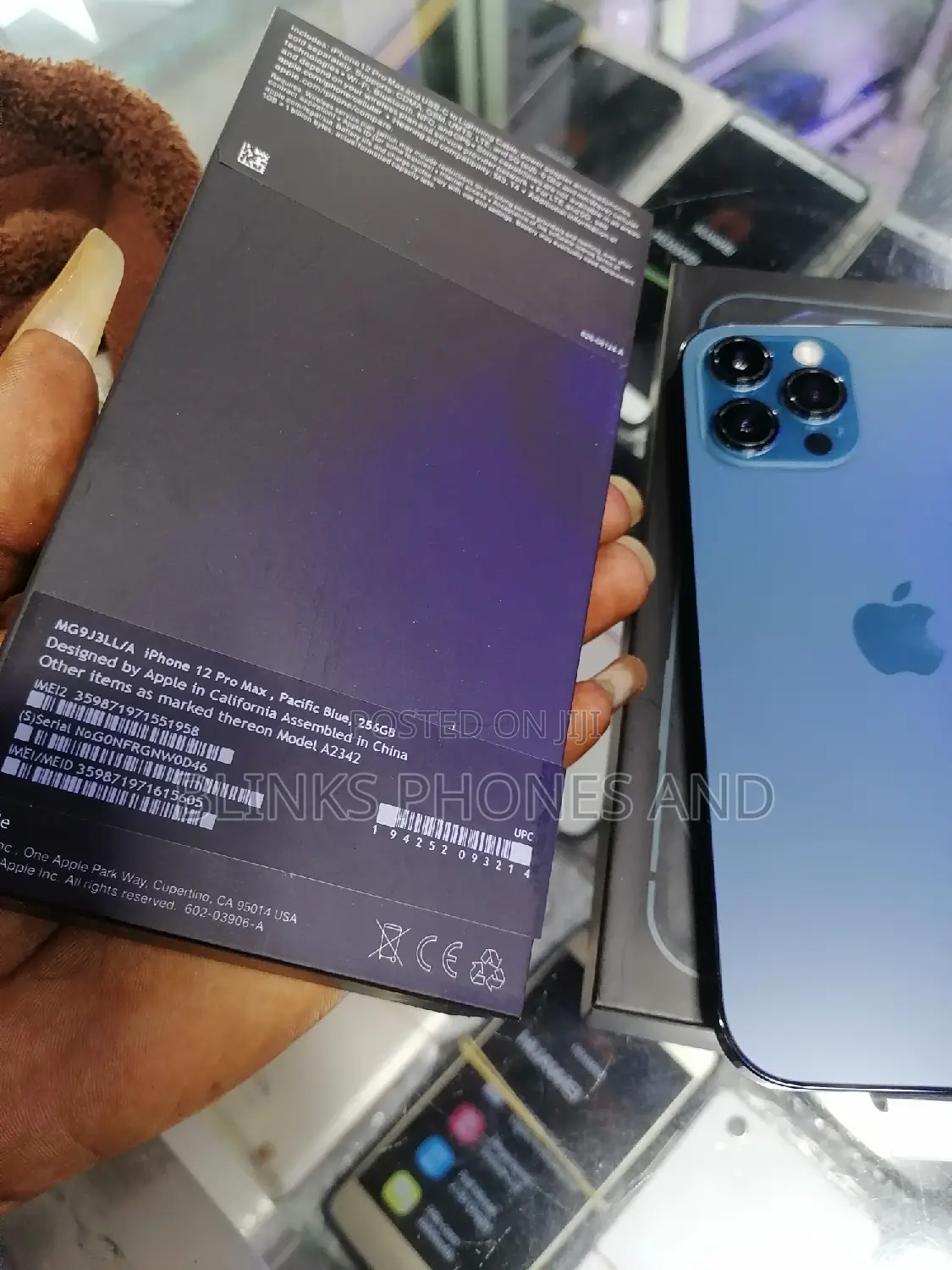 New Apple iPhone 12 Pro Max 256 GB Blue