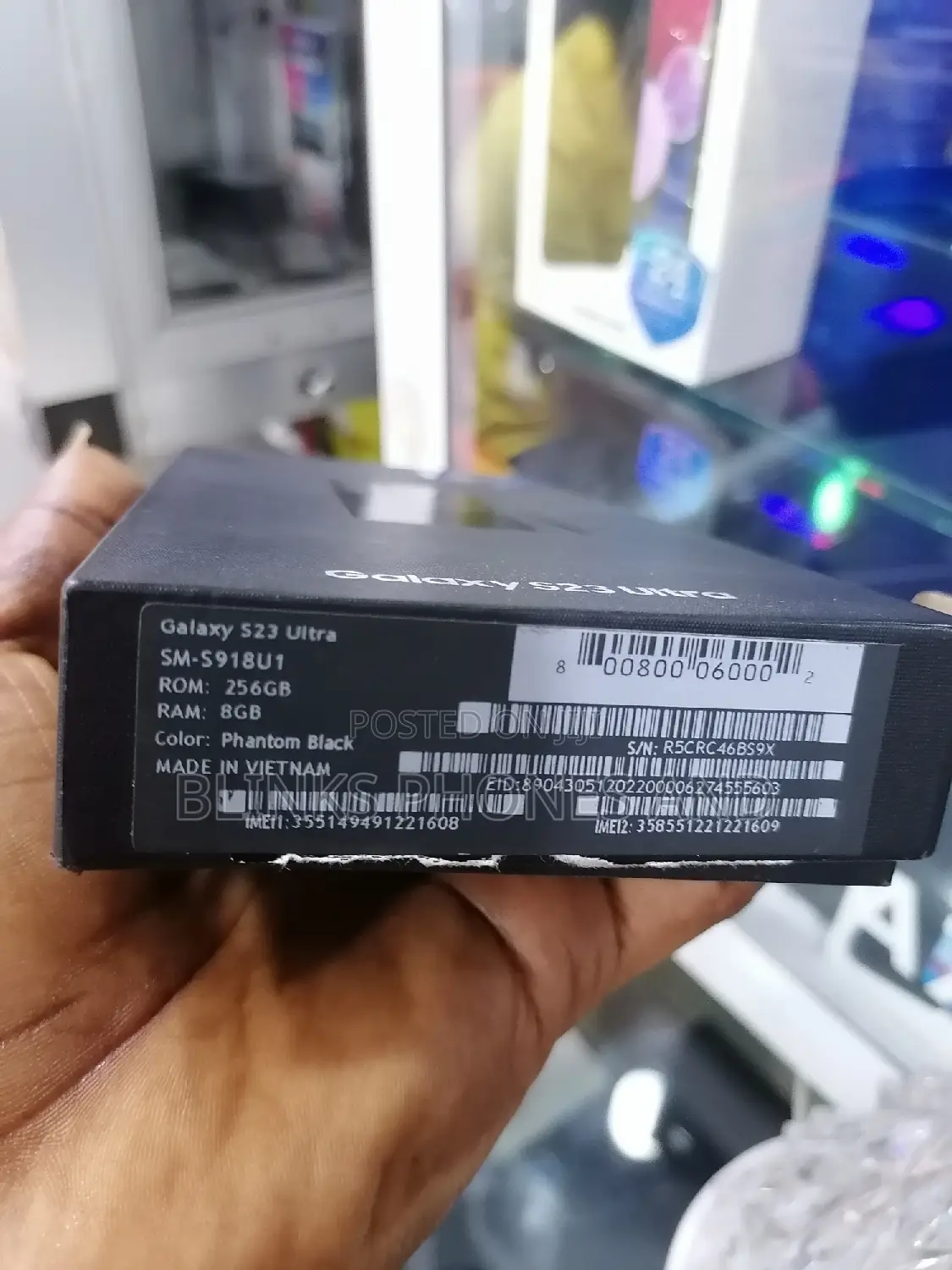 New Samsung Galaxy S23 Ultra 256 GB Black