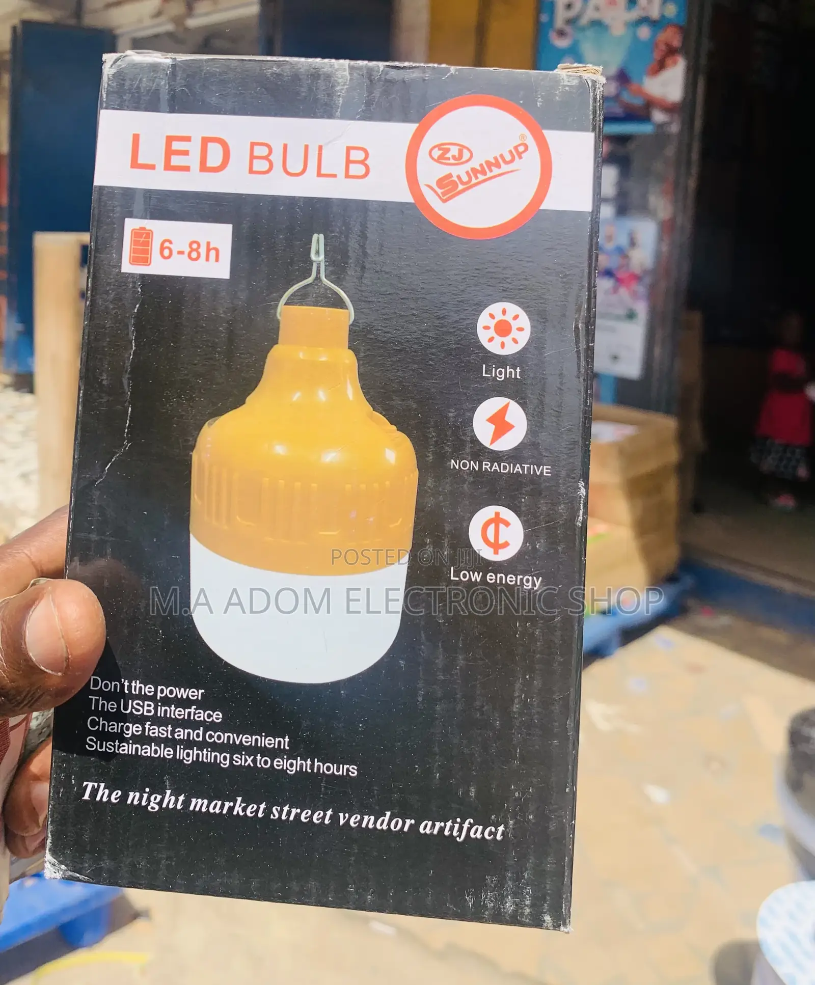 Fabulous ZJ Sunnup Rechargeable Led Bulb.