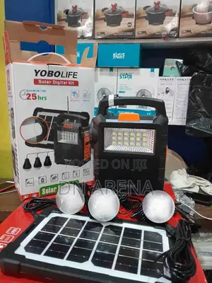 Light With Solar Panel
Fm
USB Charging Port Bluetooth