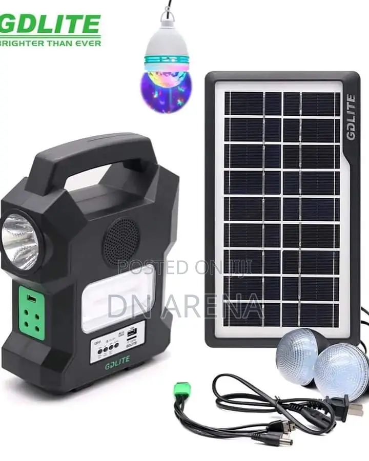 Light With Solar Panel
Fm
USB Charging Port Bluetooth
