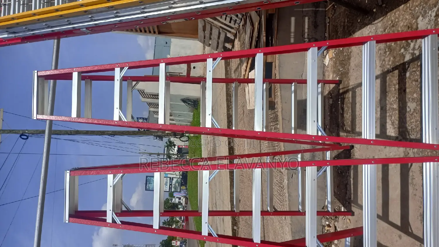 Fiberglass Ladder Double Sided 9steps