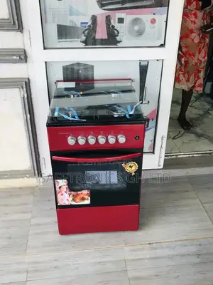 50x50 Oven With Grill Volcano Glass Lid 4 Gas Cooker