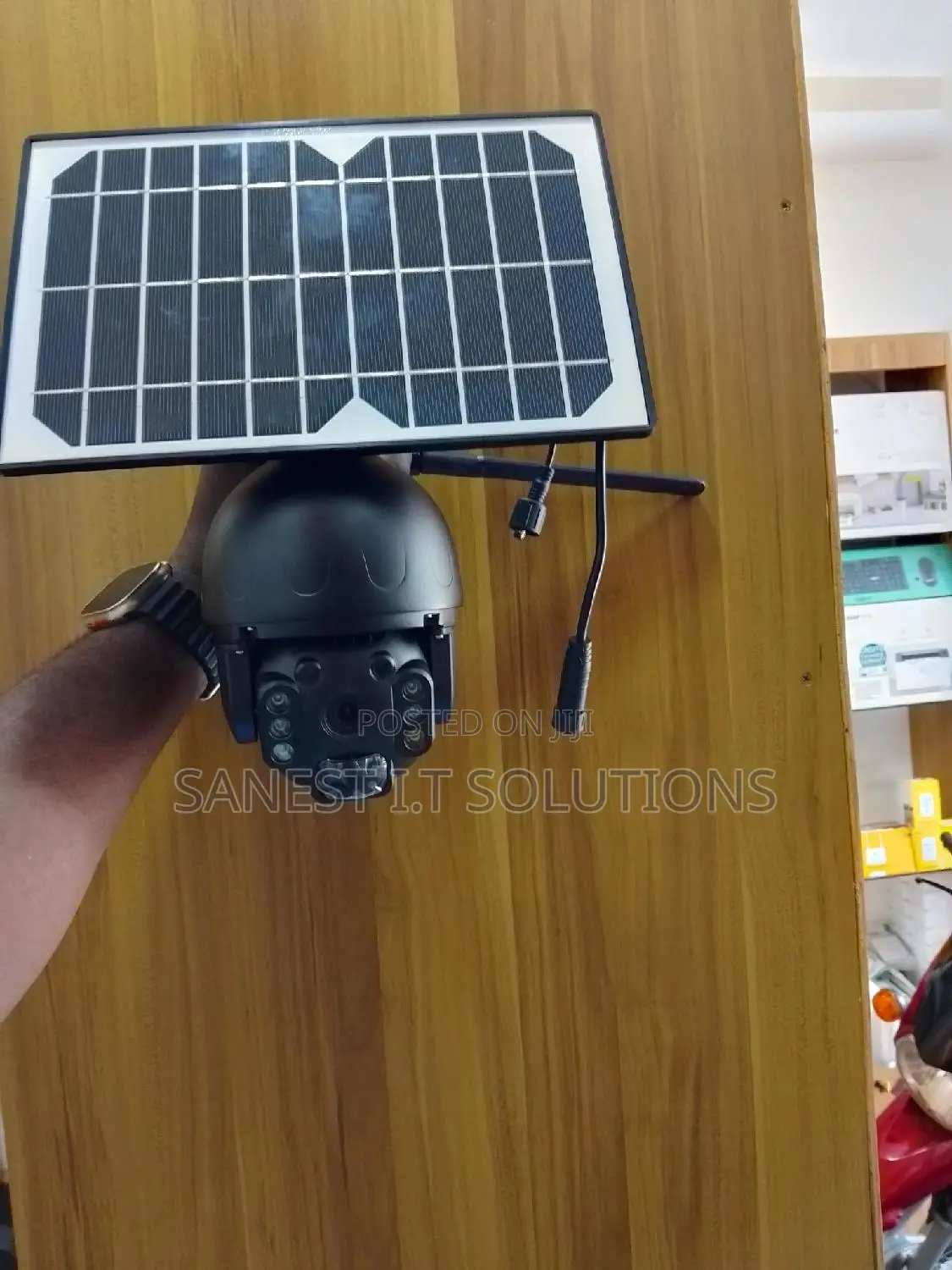 4G Surveillance PTZ Solar Pane CCTV L Camera