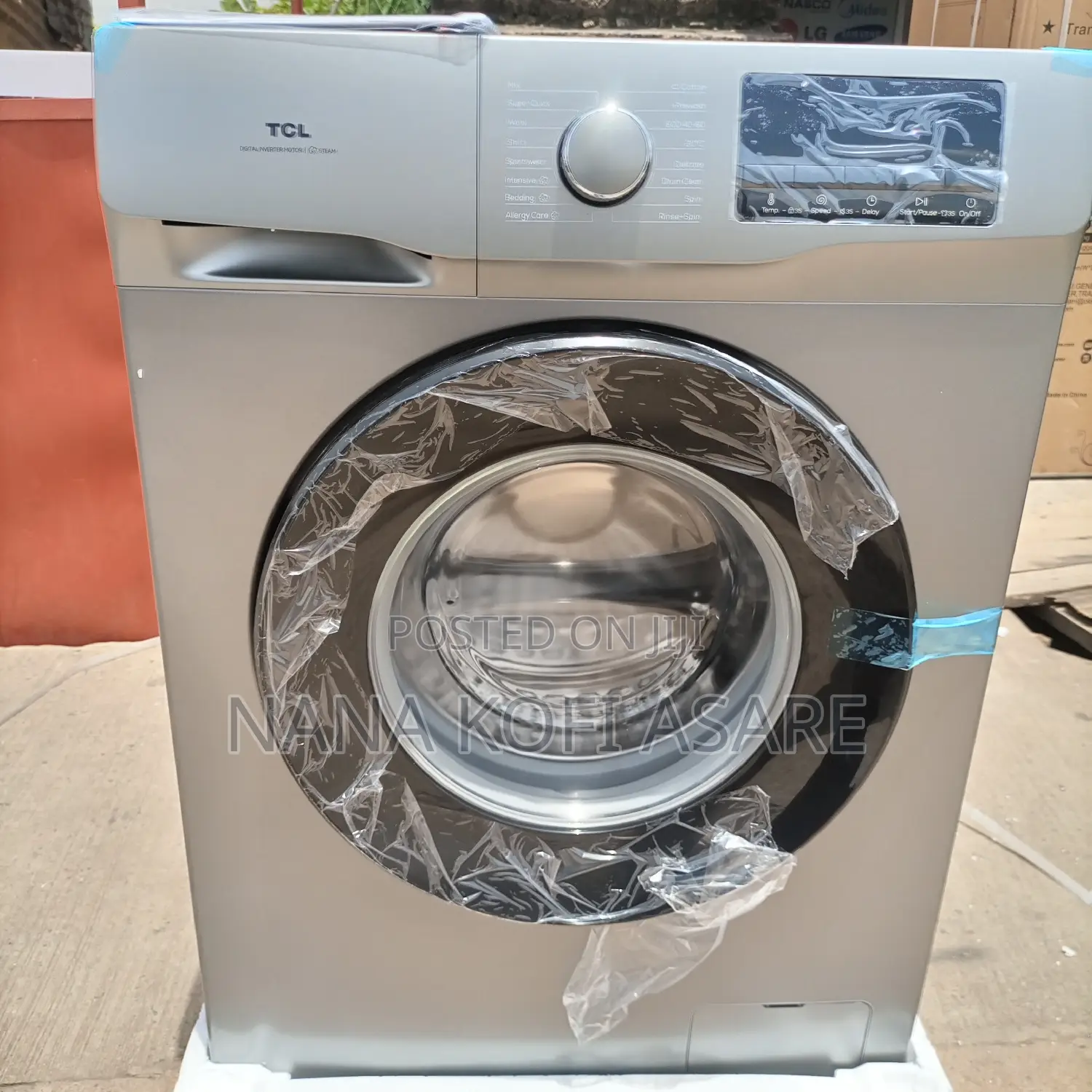 TCL 8kg Fully Automatic Front Load