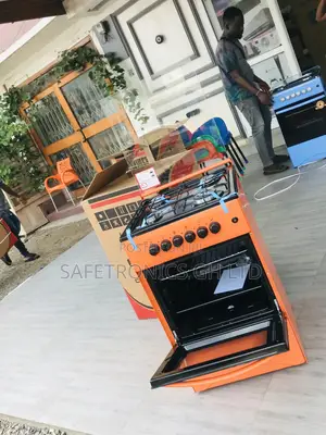 Oven With Grill 50x50 Volcano 4 Gas Cooker Glass Lid