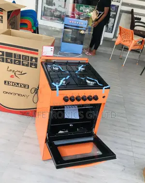 Glass Lid Oven With Grill Volcano 4 Gas Cooker 50x50