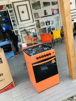 Glass Lid Oven With Grill Volcano 4 Gas Cooker 50x50