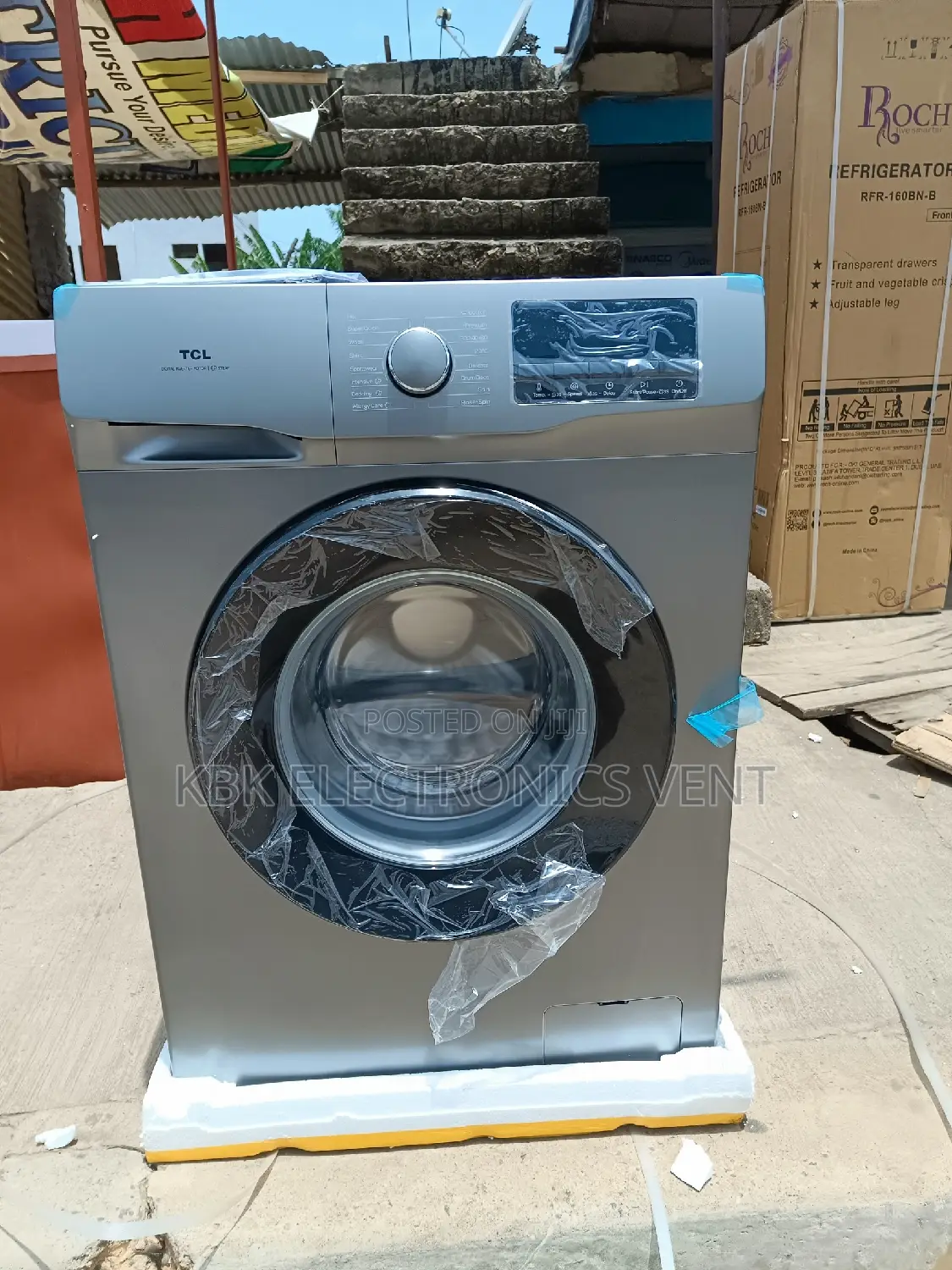 Tcl 8kg Front Load Full Automatic Washing Machine.
