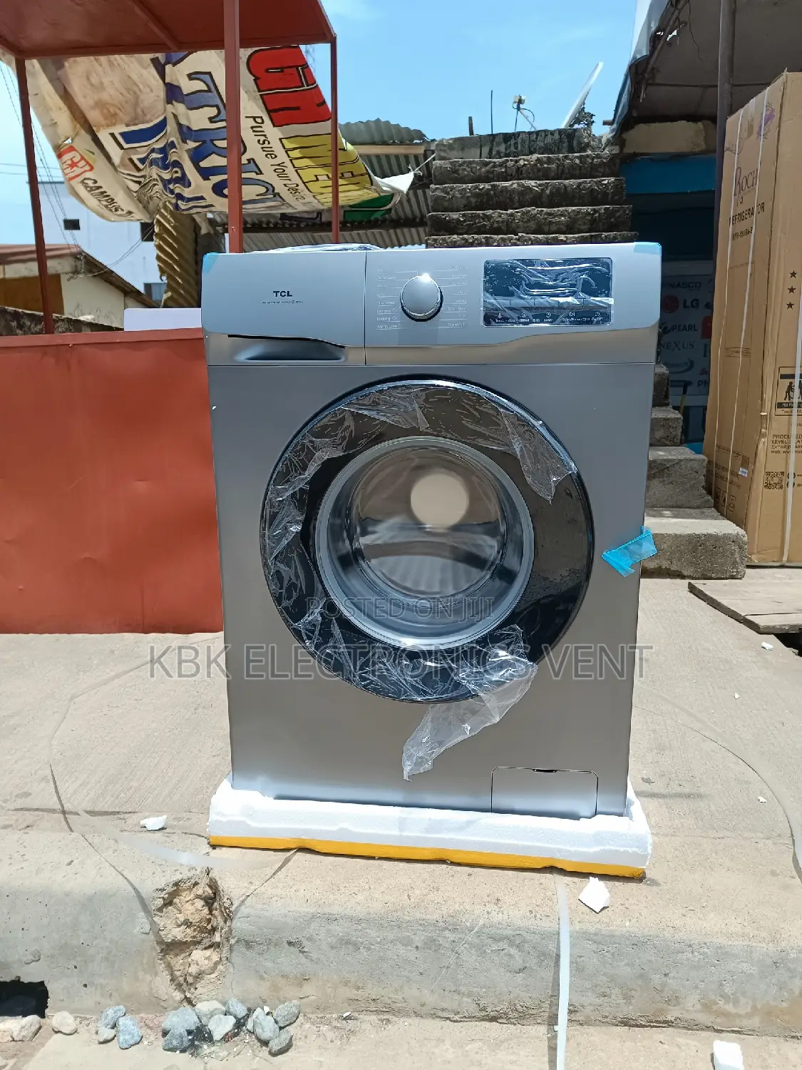 Tcl 8kg Front Load Full Automatic Washing Machine.