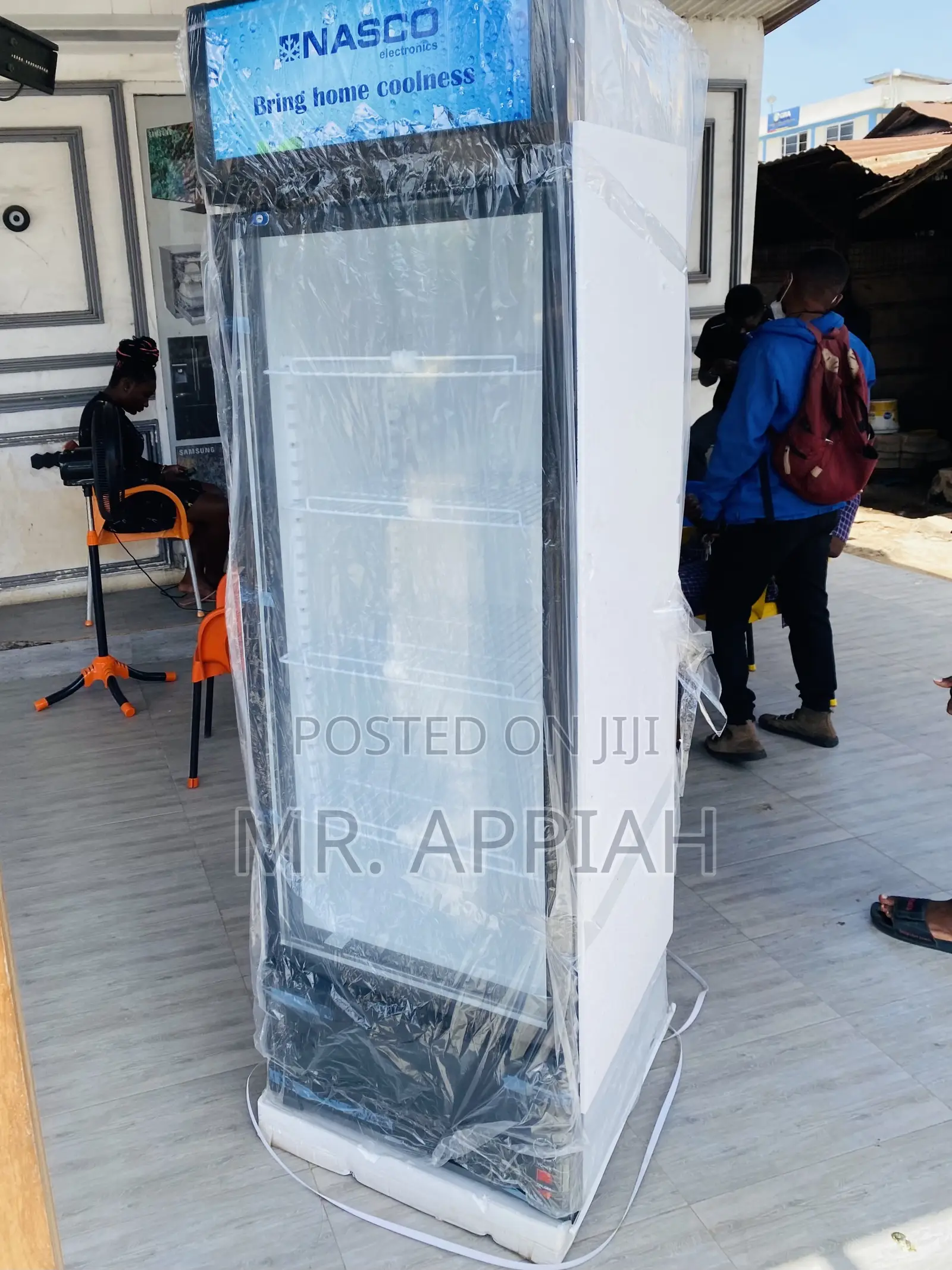 Fresh in Box Nasco 1 Door Display Fridge(Nasfl400-1dr).