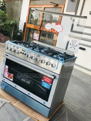 Ferre 60x90 Oven With Grill 4 Gas 1 Electric Glass Lid