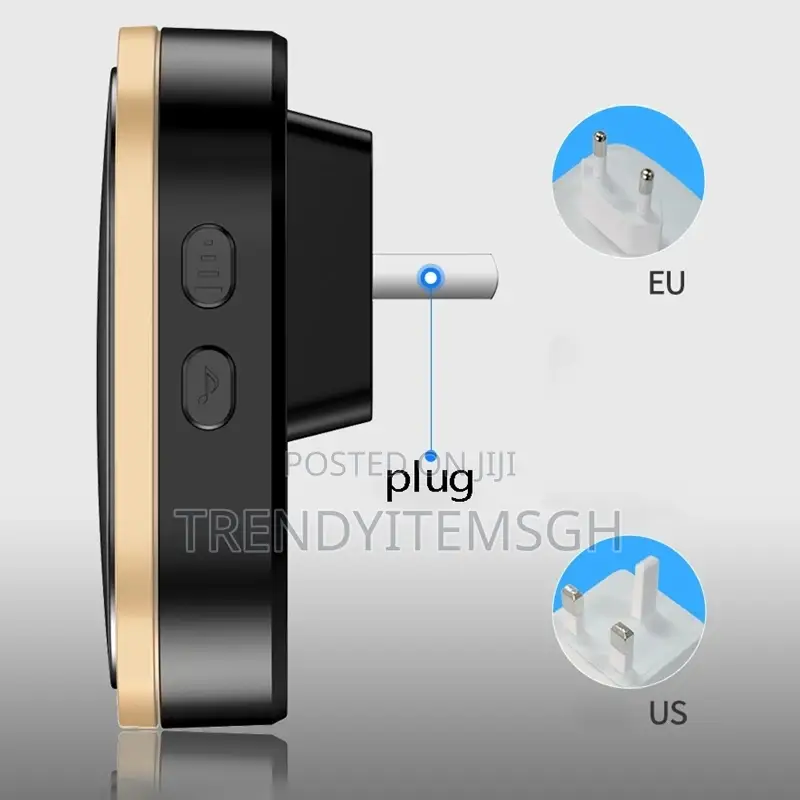 Cacazi Wireless Self-Generating Press Doorbell