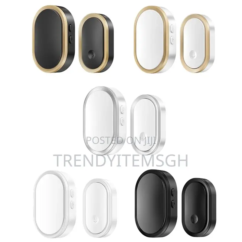 Cacazi Wireless Self-Generating Press Doorbell