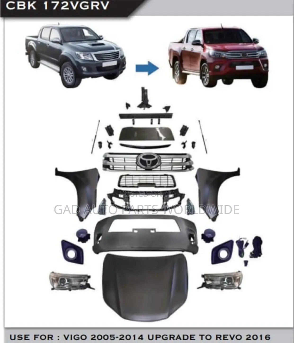 Toyota Hilux Bodykits Upgrade Available