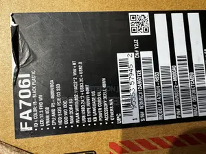 New Laptop Asus TUF Gaming FX504 8GB AMD Ryzen SSD 512GB