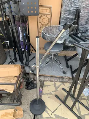 Metallic Microphone Stand