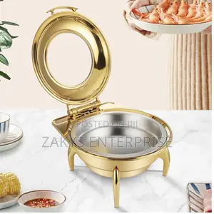Luxury Golden Stainless Chaffing Dish