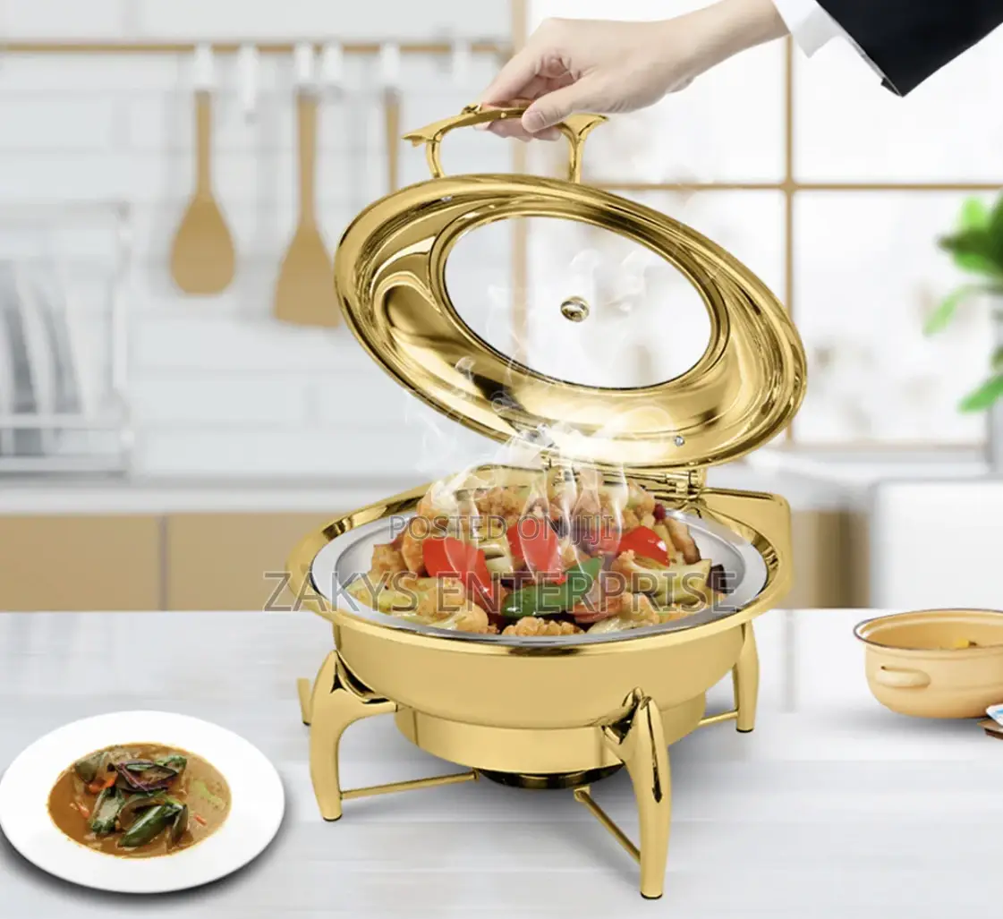 Luxury Golden Stainless Chaffing Dish
