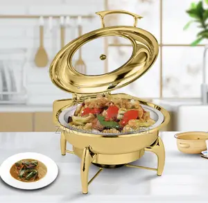 Luxury Golden Stainless Chaffing Dish