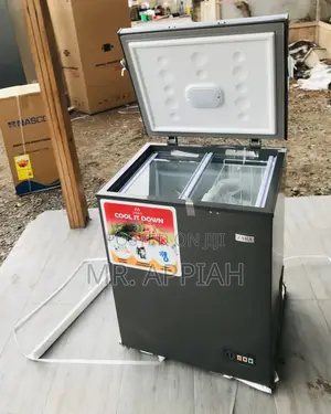 Authentic Zara 1 Door Electric Chest Freezer(Gray).