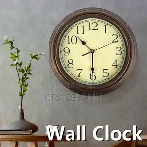Vintage Living Room Decoration Wall Hanging Clock Silent