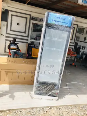 Nasfl400-1dr Singledoor Display White Nasco Glass Fridge