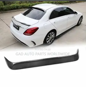 W205 C Class Back Rear Spoiler Carbon