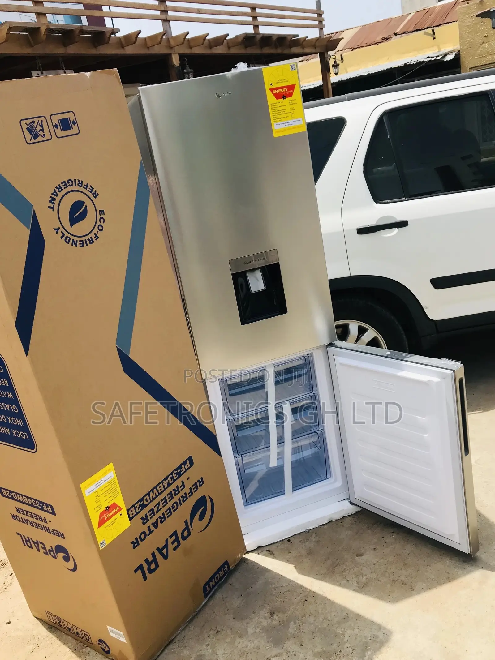 Bottomfreezer Doubledoor Pf-334bwd 251 Liters Pearl Fridge