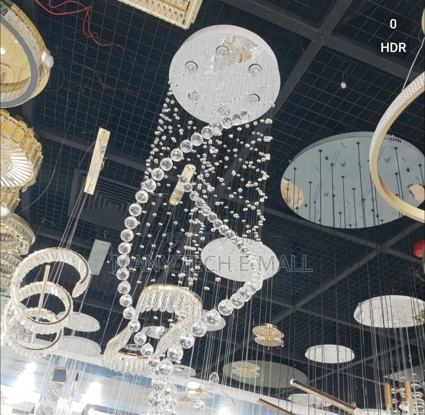 Luxurious Crystal Chandelier.