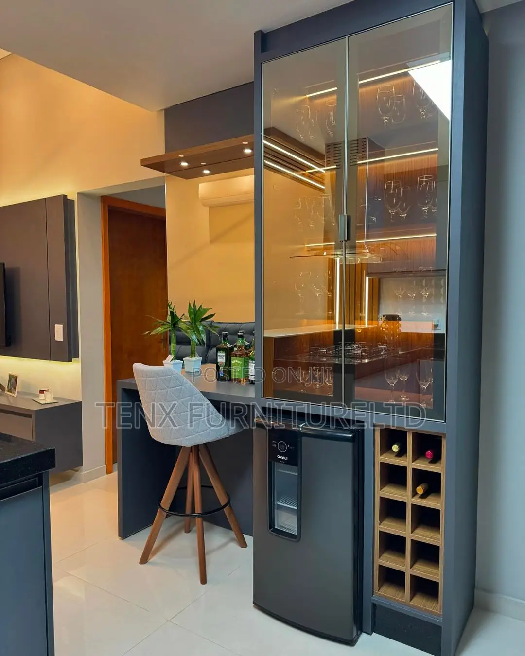 Modern Kitchen Cabinet With Island (Artic) 2024