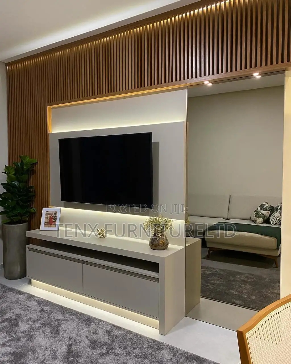 TV Unit With Floating Console