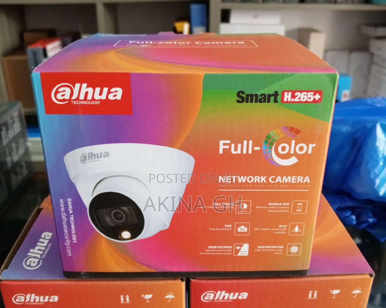 Dahua 2mp Ip Full Color Camera Dh-Ipc-Hdw1239t1-Led-S5
