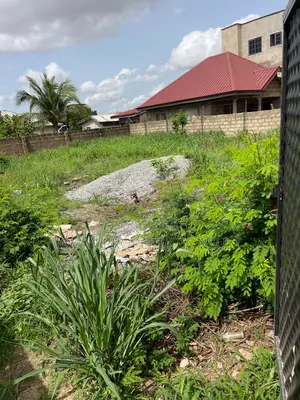 Wall and Gated Land for Sale at Amasaman 480,000 Cedis