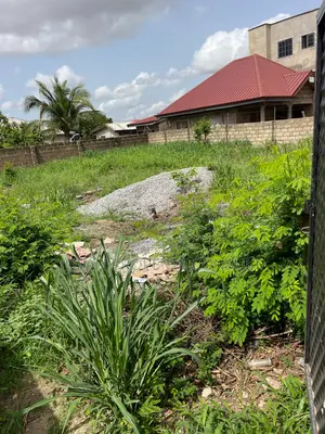 Wall and Gated Land for Sale at Amasaman 480,000 Cedis