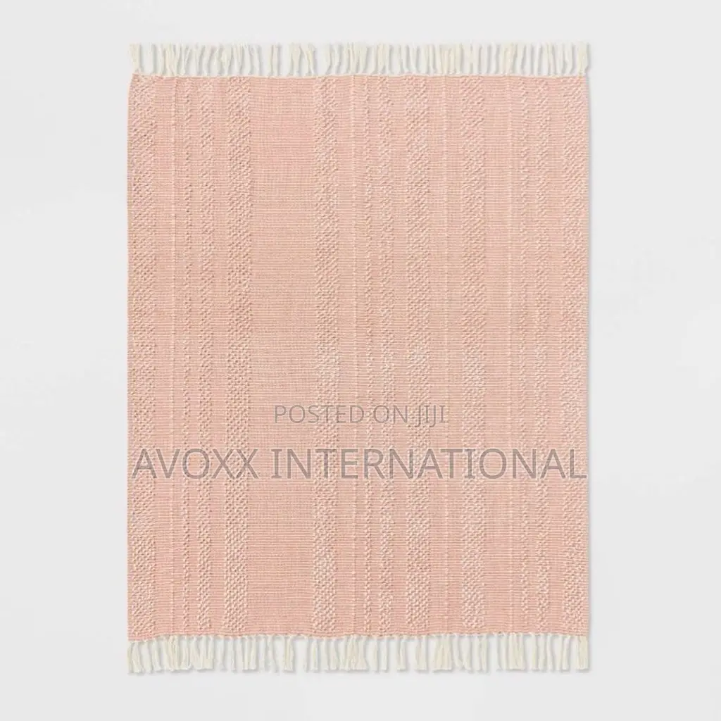 Threshold Textural Woven Striped Throw Blanket