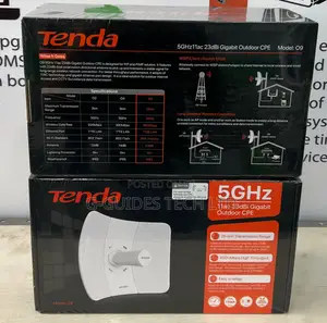 TENDA 5ghz 11ac 23dbi Gigabit Outdoor CPE
